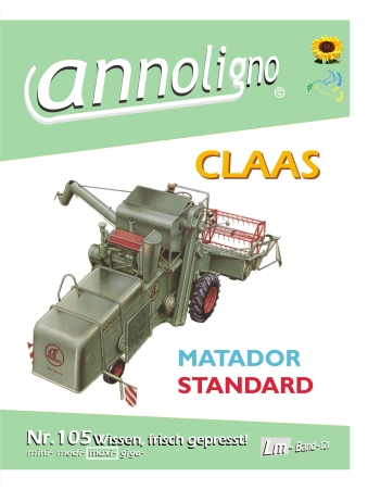 CLAAS Mähdrescher Matador Standard  Bild- Ersatzteilliste mit (Explosionszeichnungen) - annoligno 105